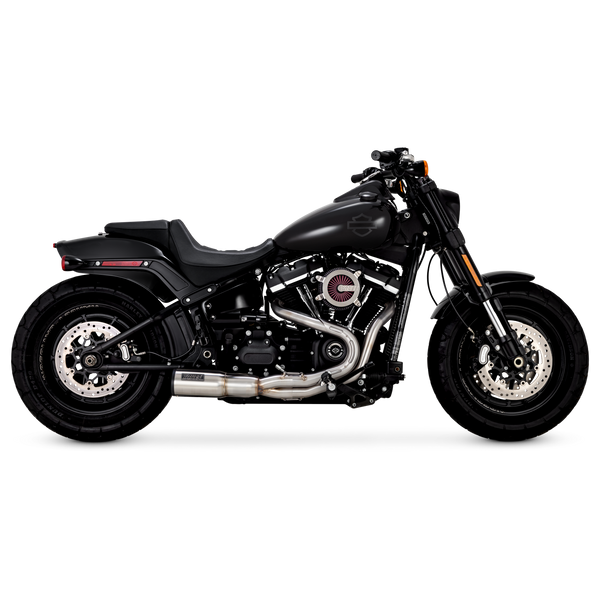 VANCE & HINES STAINLESS 2-INTO-1 HI-OUTPUT - BRUSHED