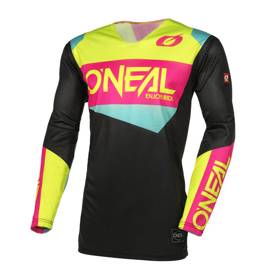 O'Neal 2024 HARDWEAR AIR Slam Jersey - Black/Neon/Pink