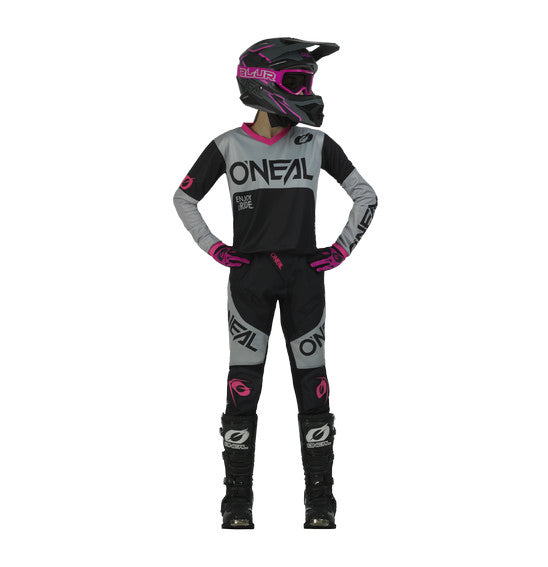 O'Neal Women's ELEMENT Racewear V.23 Jersey - Black/Pink
