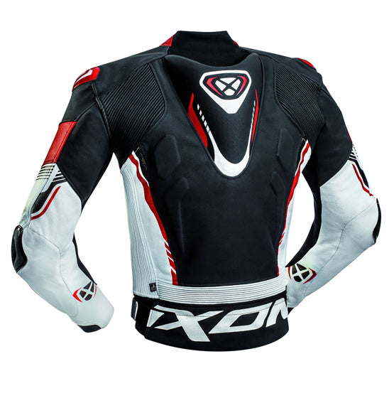 Ixon VORTEX 2 Jacket Blk/Wht/Red - Sport Leather