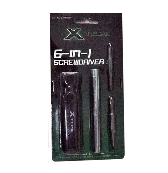 X-TECH Screwdriver 6-in-1
