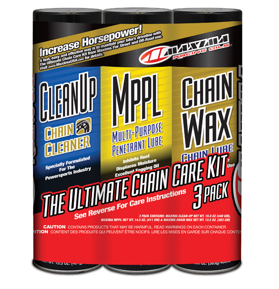 Maxima Chain Care Kit - featuring Chain Wax