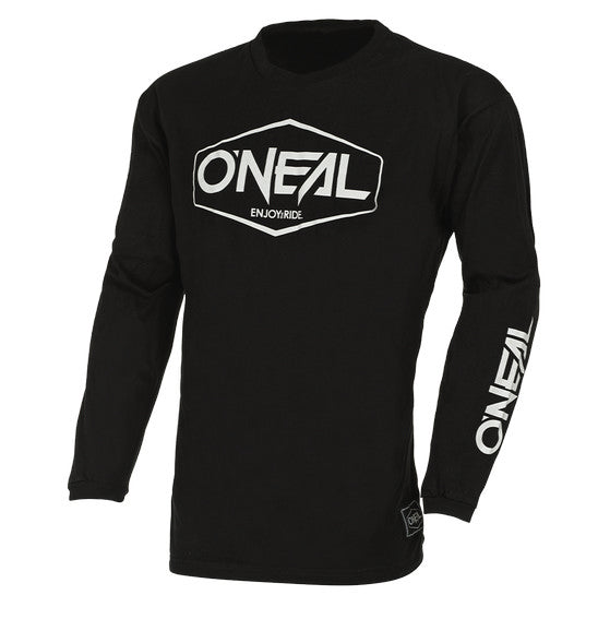 O'Neal Youth ELEMENT Hexx Cotton Jersey - Black/White