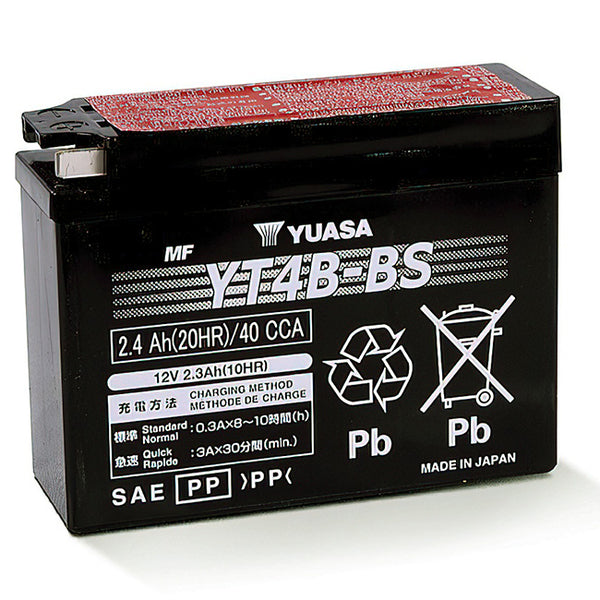 YUASA YT4BBSPK - comes with acid pack